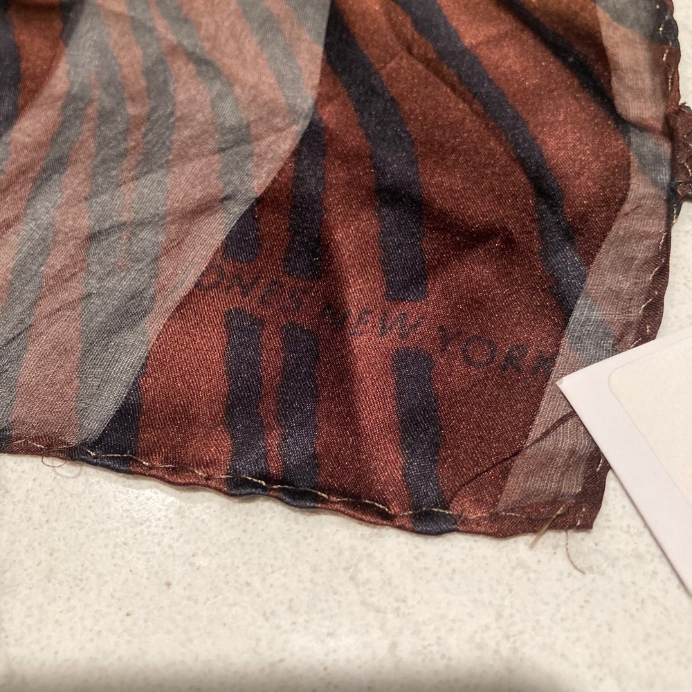 💙NEW Jones New York Silk Scarf - Picture 5 of 6